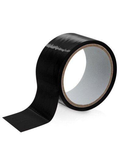 Ruban de soumission noir 15m - Fétish Tentation