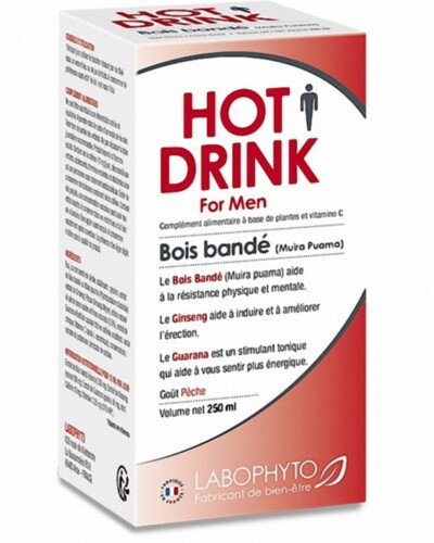 HOT DRINK Homme bois bandé 250 ml
