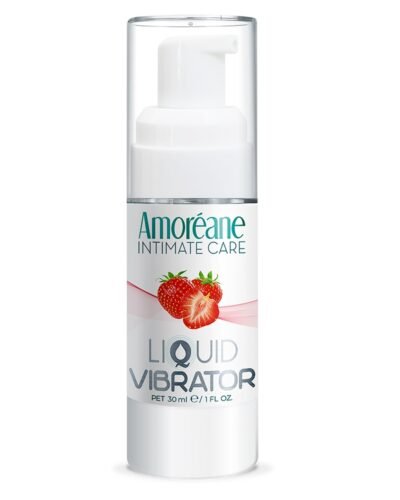 Lubrifiant stimulant Fraise 30ml - Amoreane Med