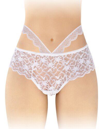 Culotte ouverte blanche Marie - Fashion Secret