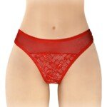 Tanga rouge ouvert Ava - Fashion Secret