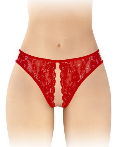 String rouge ouvert Victoria - Fashion Secret