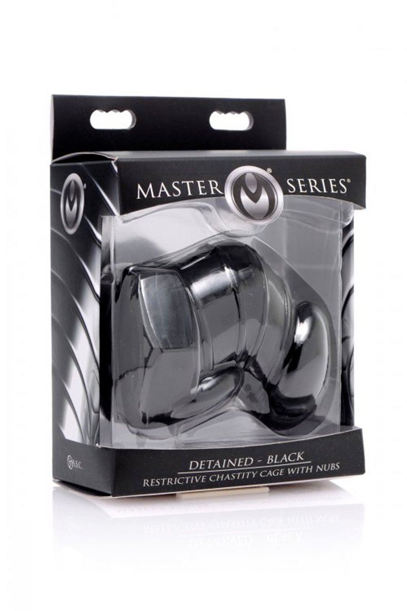 Cage de chasteté restrictive noire - Master Series – Image 2