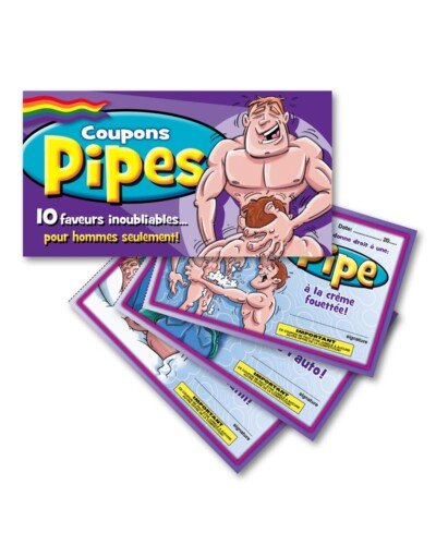 Coupons pipes pour hommes