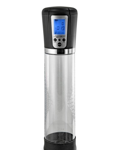 Pompe à pénis numérique et écran LCD  - Blue Junker