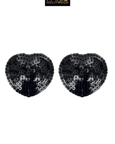 Nipples noirs sequin - Paris Hollywood