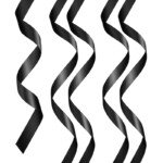 5 liens satin noir - Sweet Caress