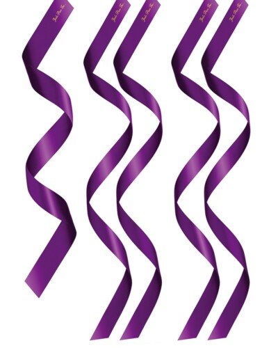 5 liens satin pourpre - Sweet Caress