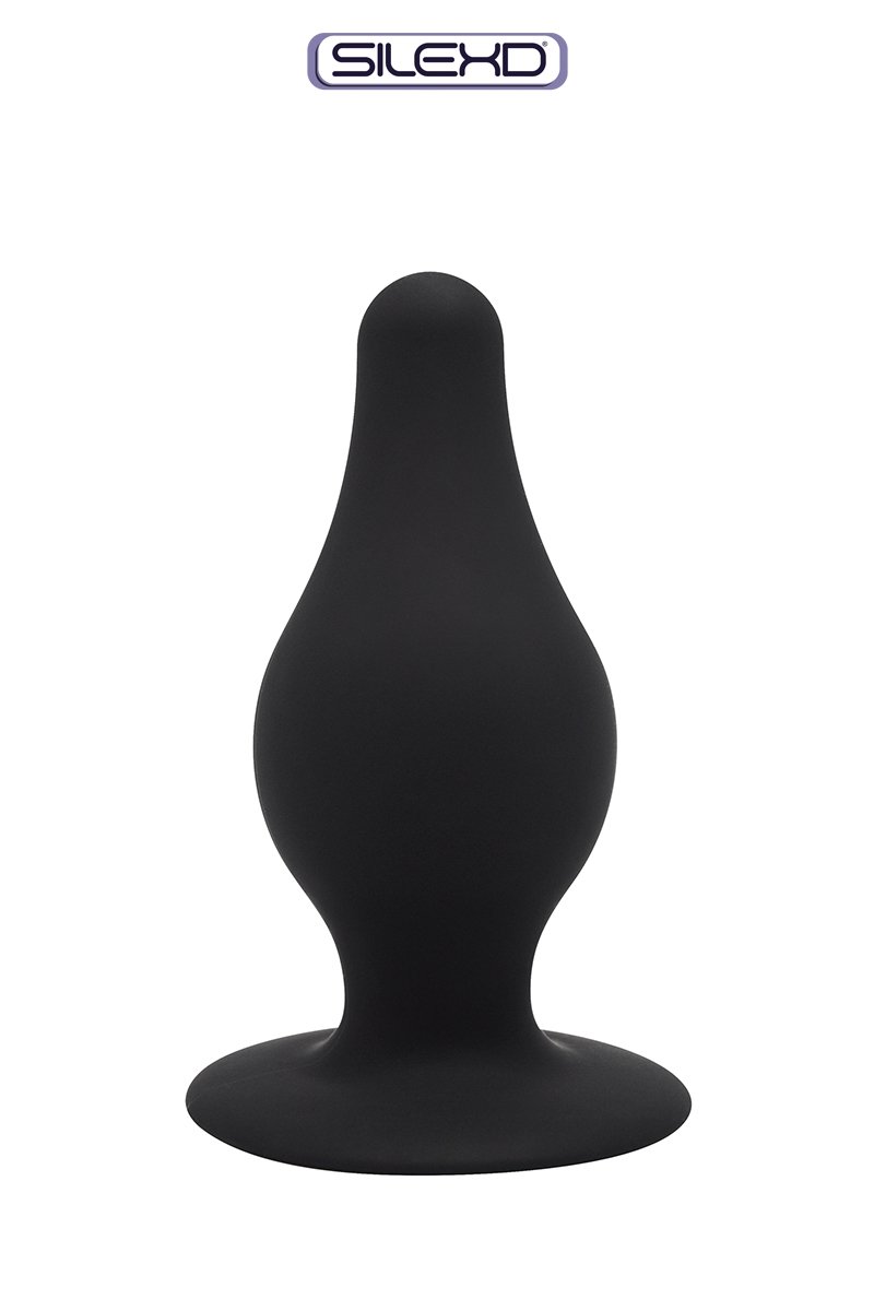 Plug anal The Original Model 2 noir 9,3 cm - SilexD