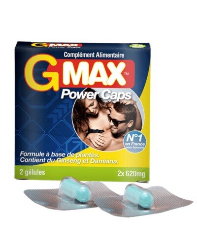 G-Max Power Caps Homme (2 gélules)