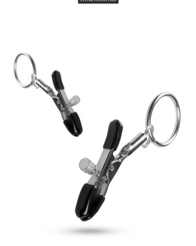 Pinces à tétons avec anneau - Easytoys Fetish Collection