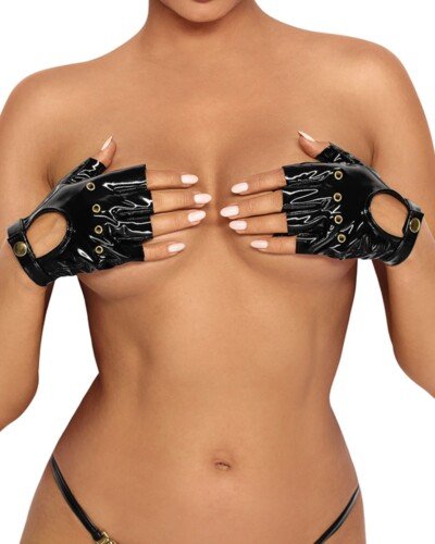 Gants mitaines en vinyle F263