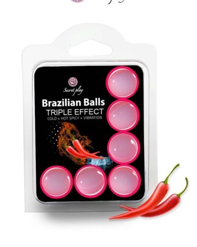 6 Brazilian Balls triple effets - Secret Play