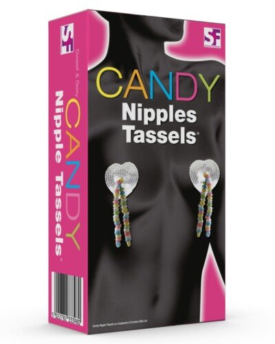 Cache tétons coeur en bonbon