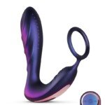 Plug vibrant et cockring Black Hole - Hueman