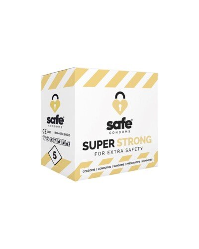 5 préservatifs Safe Super Strong