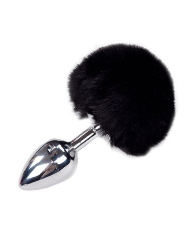 Plug métal Fluffy M noir - Alive