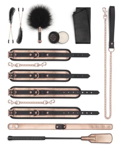 9 accessoires BDSM Rosy Gold
