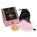 Kit poudre comestible chocolat aphrodisiaque et plumeau - Secret Play