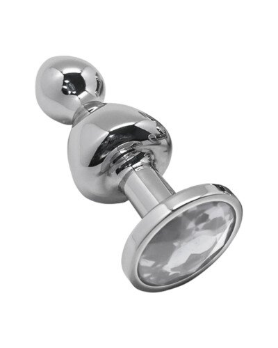 Plug bijou Lollypop transparent M - Wooomy