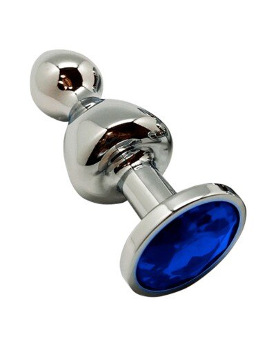 Plug bijou Lollypop bleu M - Wooomy