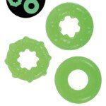 3 cockrings phosphorescents - Litolu