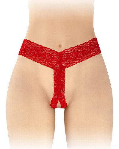 String ouvert Anita rouge - Fashion Secret