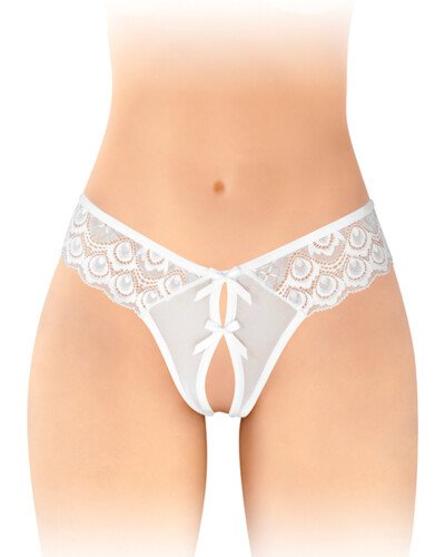 String ouvert Alicia blanc - Fashion Secret