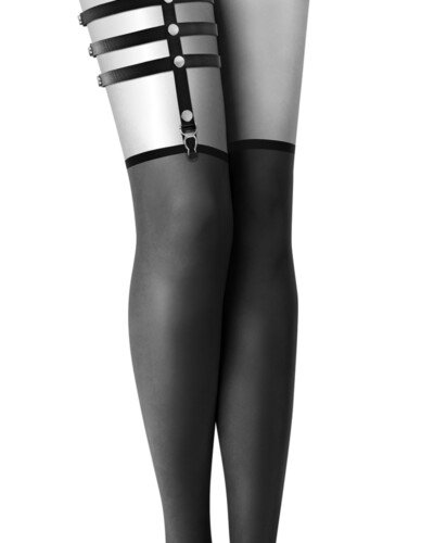 Jarretière ajustable avec rivets