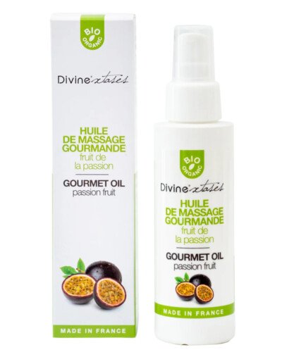 Huile de massage gourmande BIO Fruit de la passion