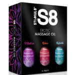 Coffret huiles de massage S8 3x50ml