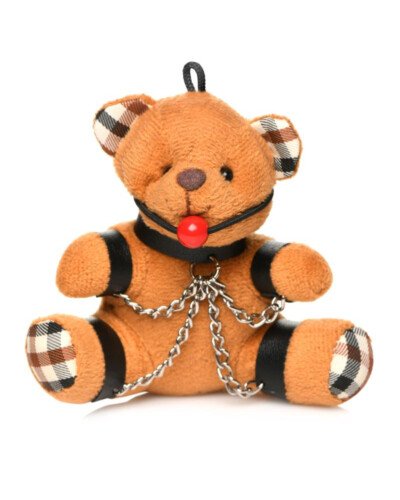 Porte-clés Teddy Bear bâillonné
