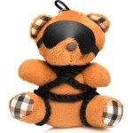 Porte-clés Teddy Bear en tenue Bondage