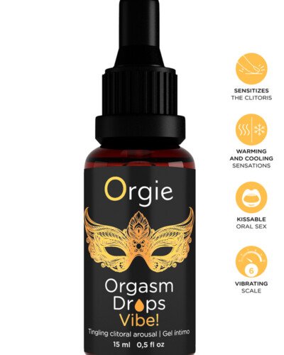 Gel d'excitation du Clitoris Orgasm Drops Vibe 15ml