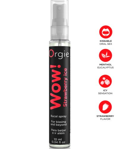 Spray buccal excitant Wow menthol fraise glaçé