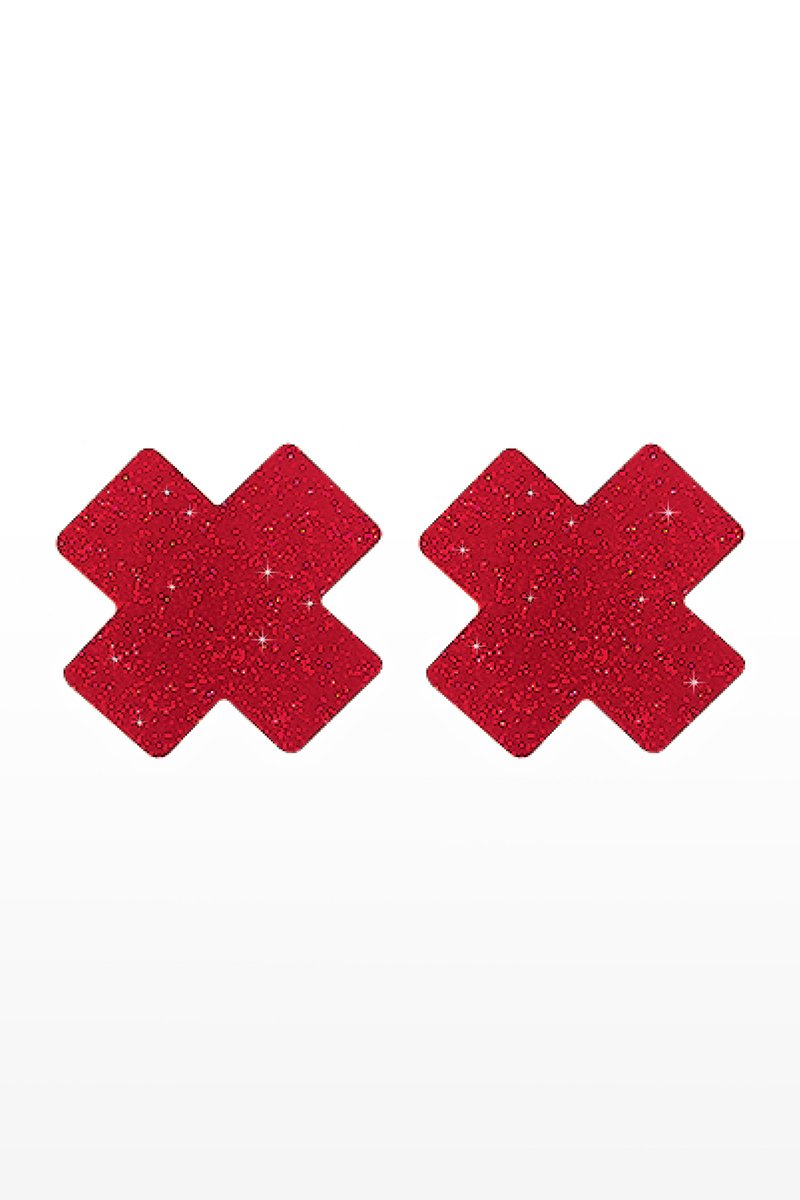 Caches mamelons Nipple X Covers rouge