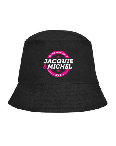 Bob Jacquie et Michel noir - logo rond