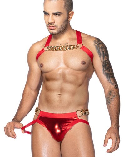 Ensemble sexy deux pièces rouge - J Lingerie