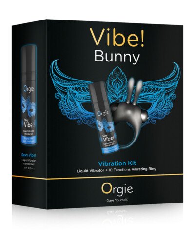 Kit plaisir vibrant Vibe! Bunny - Orgie