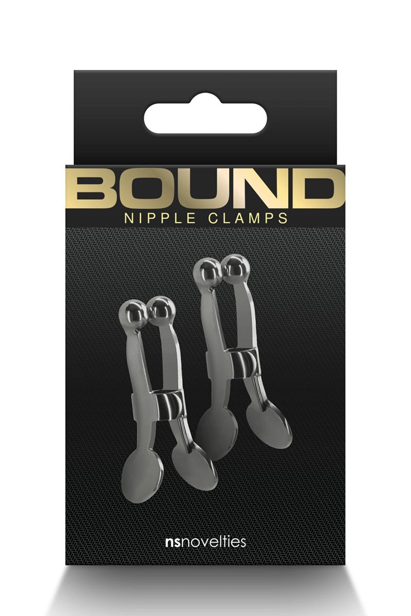 Pinces à tétons Bound noir – Image 2