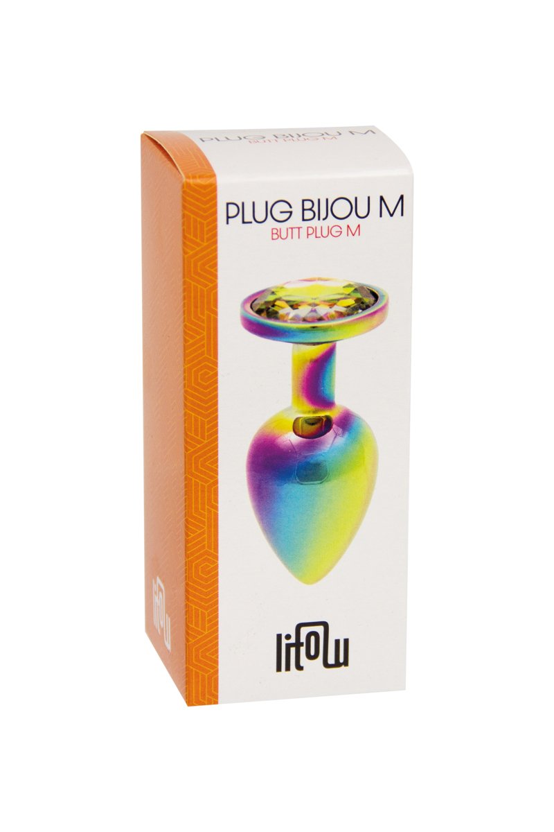 Plug bijou arc-en-ciel M - Litolu – Image 2