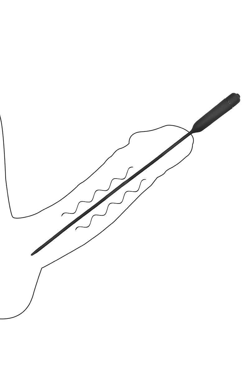 Plug d'urètre vibrant extra long - Ouch! – Image 3