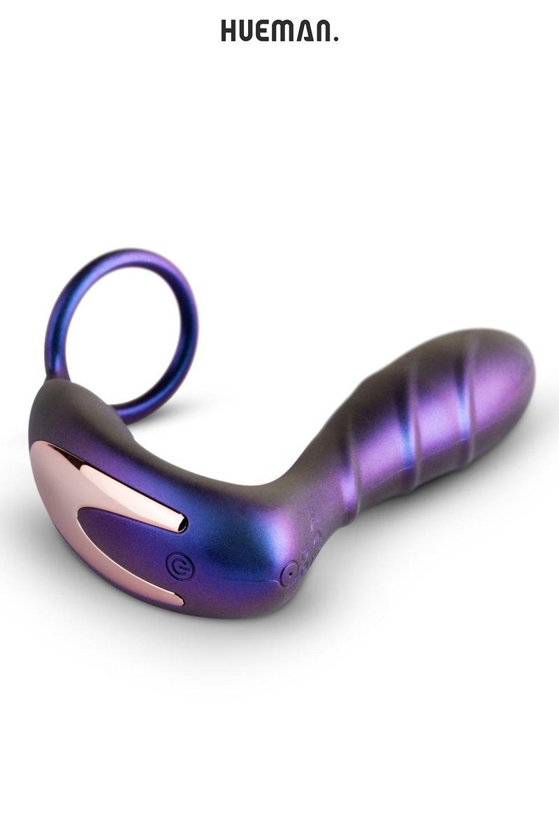 Plug vibrant et cockring Black Hole - Hueman – Image 3