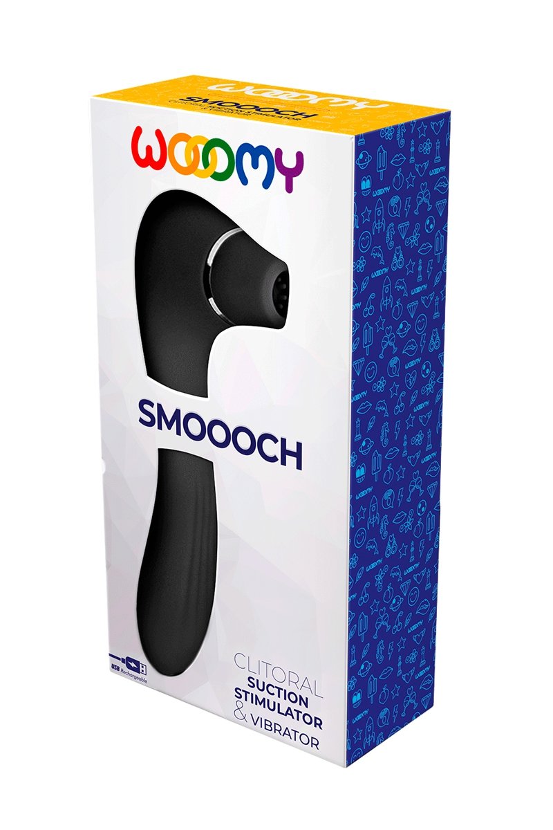 Stimulateur clitoridien Smooch noir - Wooomy – Image 3