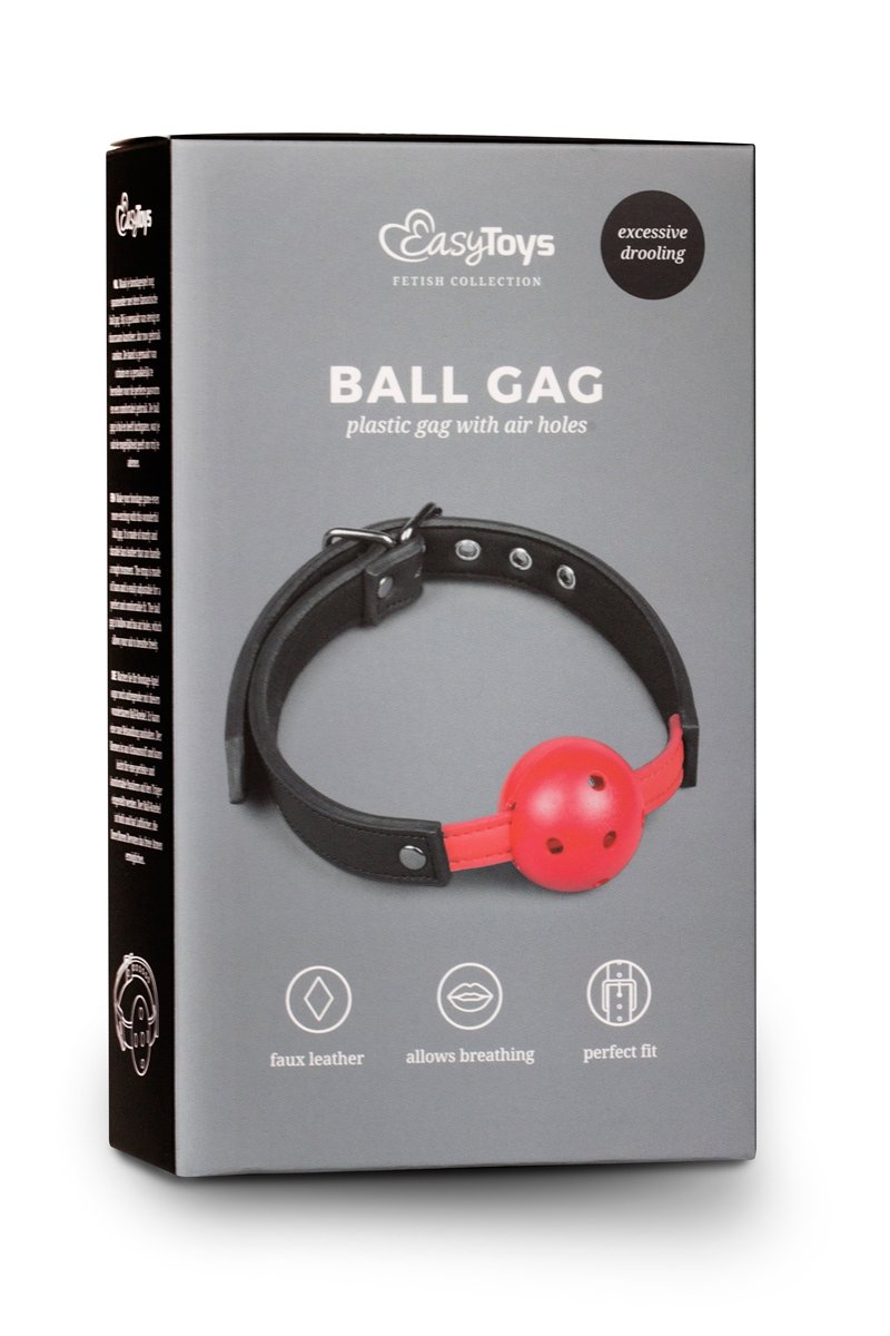 Gagged Ball avec balle rouge - EasyToys Fetish Collection – Image 3