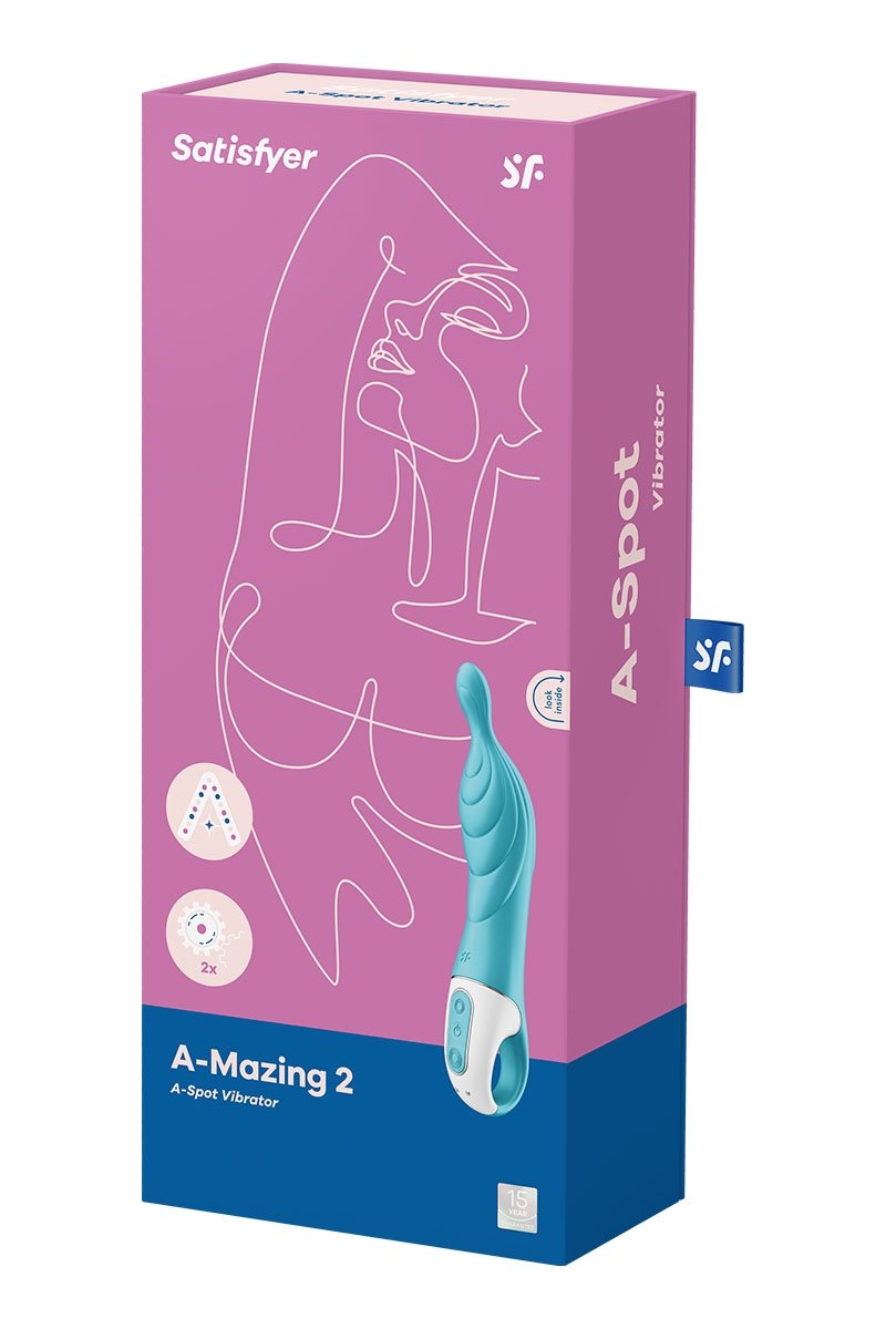 Vibromasseur A-Mazing 2 Turquoise - Satisfyer – Image 4