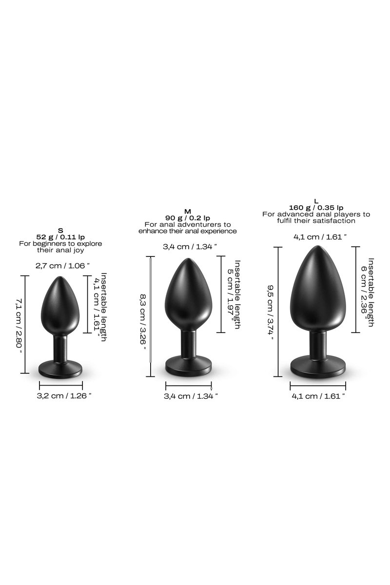 Plug anal en métal Onix Plug S - Dorcel – Image 4