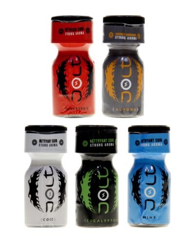 Pack 5 poppers parfumés Jolt 10ml