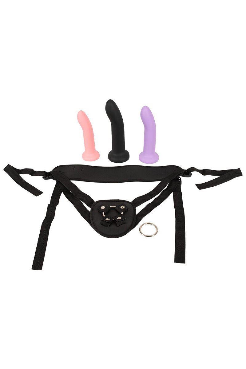 Gode ceinture avec 3 dildos inclus - You2Toys – Image 3