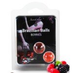2 Brazilian Balls - baies rouges
